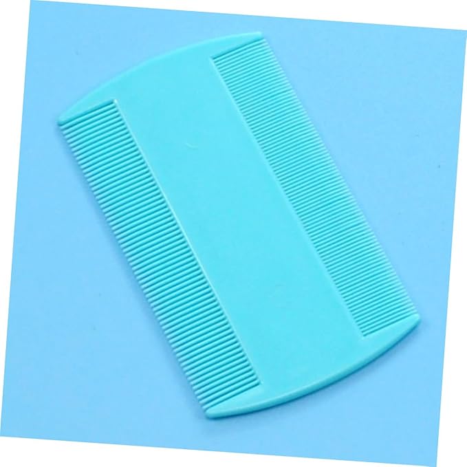 DOITOOL 10pcs Plastic Double-sided Pet Combs with Fine and Wide Teeth for Cat and Dog Grooming, Massaging Hair Comb Set for Shedding Control and Fur Detangling, Suitable for Random Color