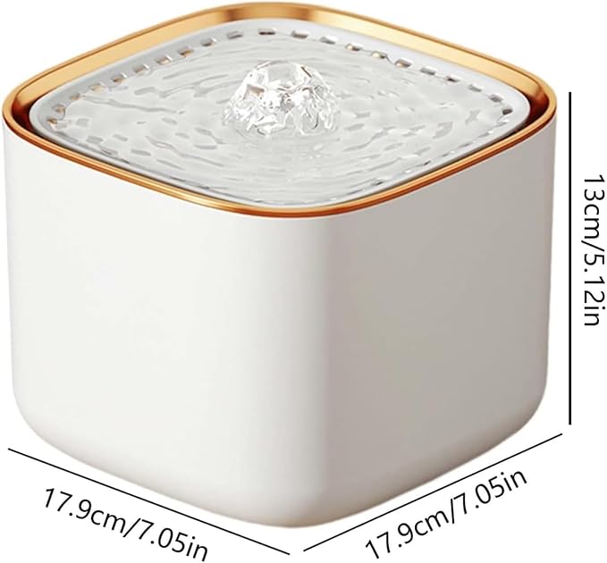 3L Automatic Cat Water Fountain, Quiet USB Pet Water Dispenser with Filter, PP Cat Drinking Fountain for Kittens, Dogs, and Small Pets