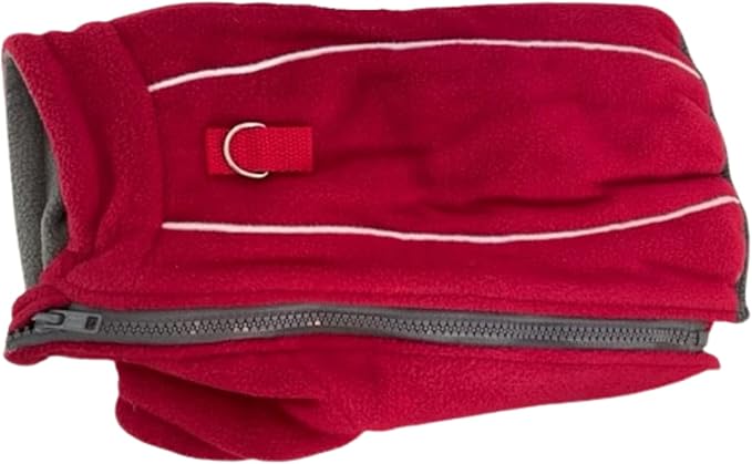 BoxDog Polar Fleece Warm Dog Jacket I Cold Weather Dog Coat | Dog Jackets Size XS, Small, Medium, Large, XLarge, XXL (Medium, Red)