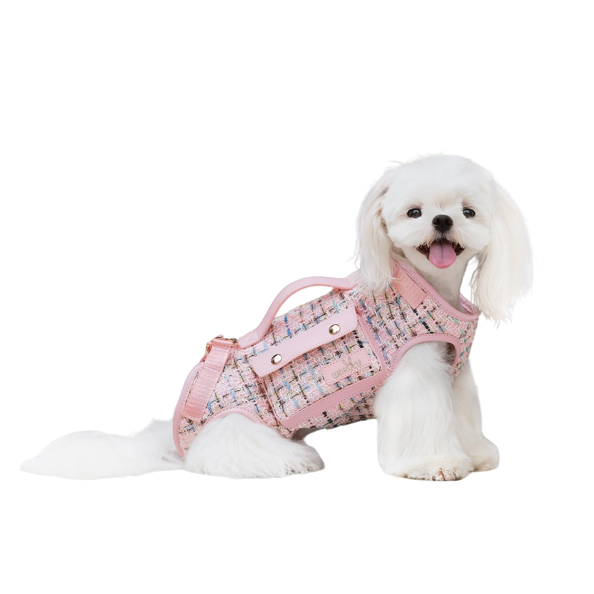 Wakytu Dog Lift Harness Dog Carrier Sling for Small Dogs & Cats,M - Image 1