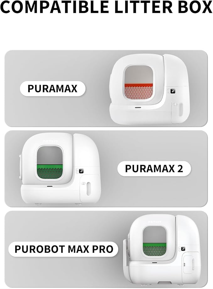 PETKIT Magnetic Dustproof Curtain 2.0 for PURAMAX 2/PUROBOT MAX PRO Automatic Cat Litter Box