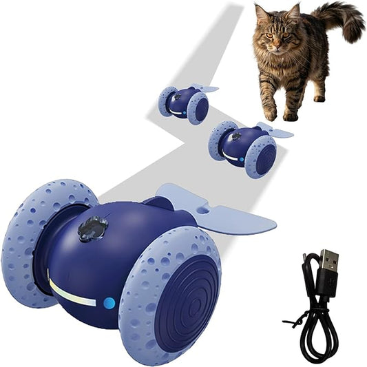 Puffluv Automatic Moving Kitten Toys,Blue,Automatic Version