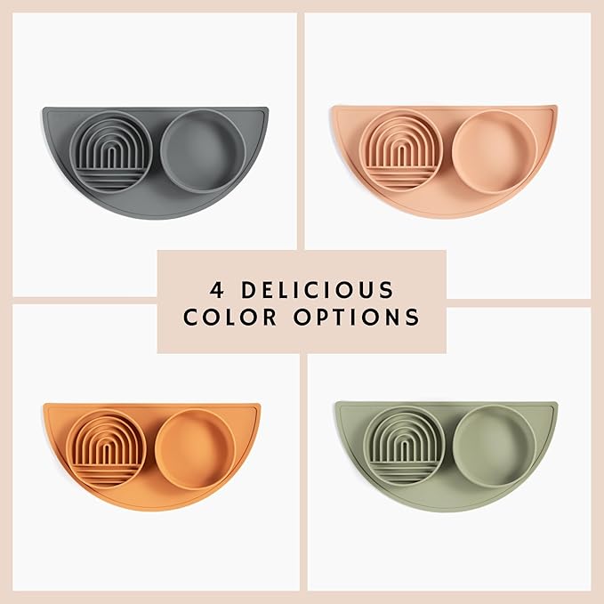 Should We Go? Complete Pet Feeding Set: Slow Feeder & Water Bowl with Spill-Proof Silicone Mat - Ideal for Small to Medium Dogs, Non-Slip, Easy Clean, Raised Edges, Durable Silicone - Charcoal