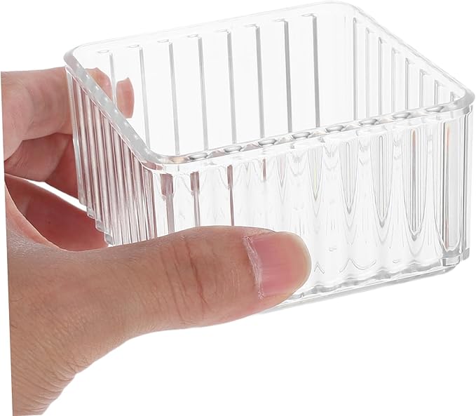 Angoily 18pcs Acrylic Drawer Organizers Desk Drawer Organizer Bins for Office Craft Supplies and Home Storage