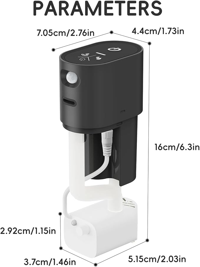 Cat Water Fountain Motor with Pump for FS10PLUS, Stainless Steel Cat Fountain Replacement Motor for 4.1L Pet Fountain