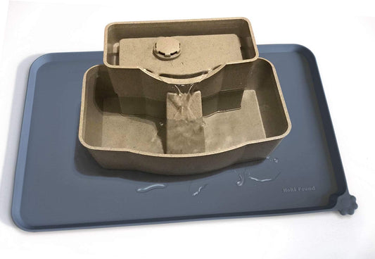 Waterproof Pet Feeding Mats with High Lips - Multiple Size and Colors for Dogs, Cats & Others-G