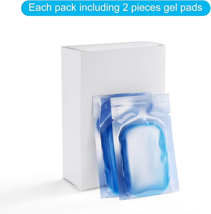 50 Pcs/25 Pack Gel Pads for Abs Stimulator Ab Trainer Replacement Gel Sheet for EMS AB Stimulator Gel Pad for All Abdominal Belts Muscle Stimulator Ab Toner