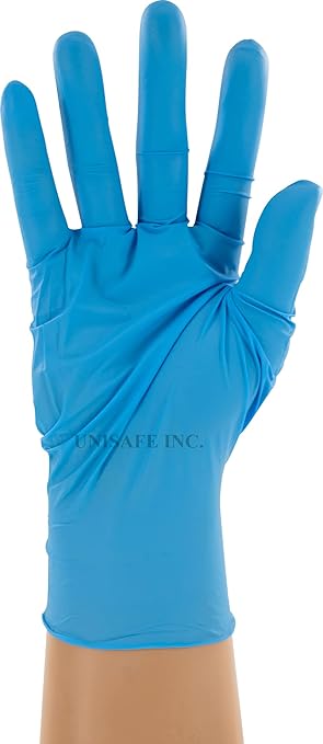 TopGrip Nitrile Exam Gloves, 6 Mil, Disposable, Powder Free, Textured, Case/1000, Medium