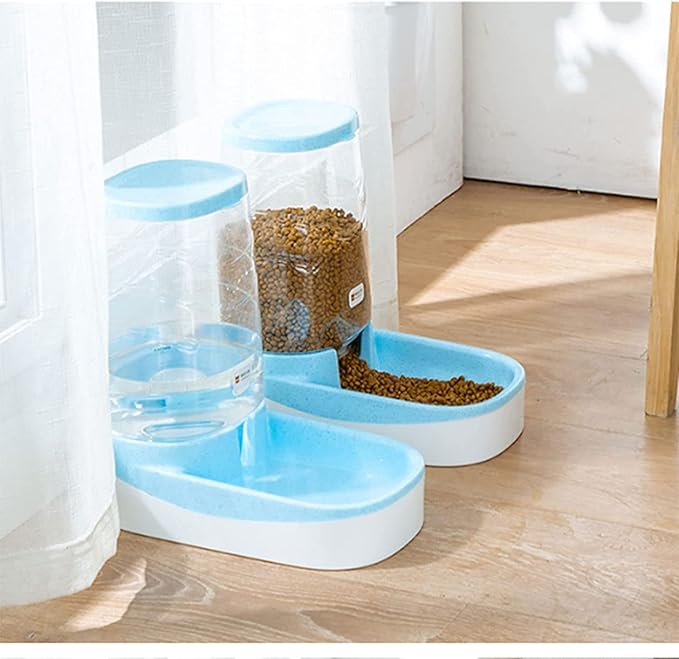 No Spill Water Dispenser/Pet Automatic Feeder Pet Supplies Cats Dogs Automatic Waterer Dispenser 3.8L Or Food Automatic Feeder for Pet cat Fountain