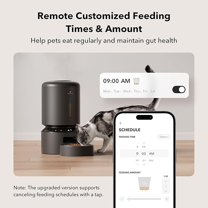 5G WiFi Automatic Cat & Dog Feeder — 5L, Freshness Preservation, App Control