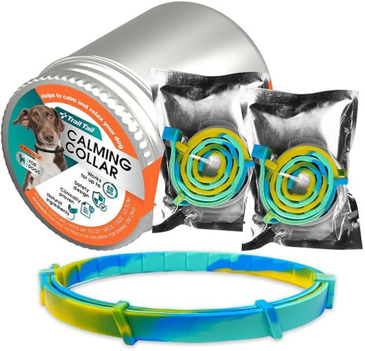 Calming Collar for Dogs – Fast-Acting, Lasts 60 Days, Choke-Free Design, Pheromone-Infused for Anxiety & Stress Relief – Dog Pheromone Collar for Small, Medium & Large Dogs (Aurora, 3 Pack)