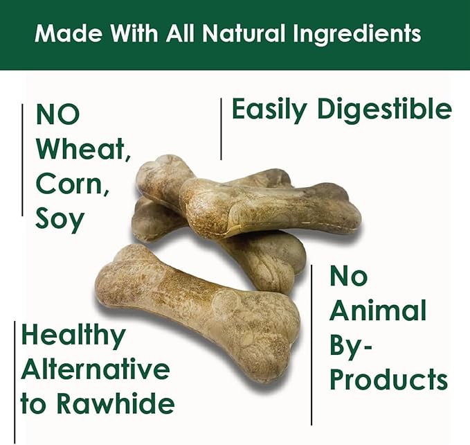 Bonies Natural Calming Formula Small-Sized Single Bone - Contains Chamomile & Lavender, Help Anxiety, Excessive Barking & Trembling, Chicken Flavor, Small Dogs, 120 Bones