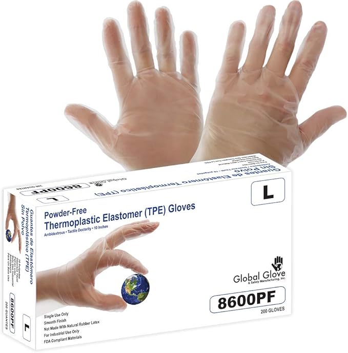 Global Glove 8600PF Thermoplastic Elastomer (TPE) size