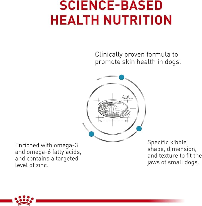 Royal Canin Veterinary Diet Small Skintopic Dry Dog Food, 8.8 lb Bag