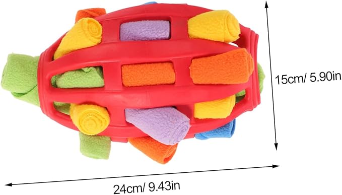 TOYANDONA Interactive Snuffle for Dogs Treat Dispenser Toy for Mental Safe Lightweight Material Enrichment Fun for Chewing and Teething for
