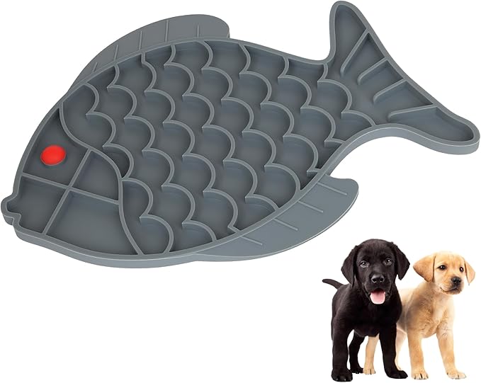Silicone Slow Feeder Dog Bowl for Small to Large Dogs | Non-Slip, Easy Clean, BPA-Free | Slow Eating Bowl to Improve Digestion & Reduce Bloating | Durable & Safe for Puppies and Adult Dogs
