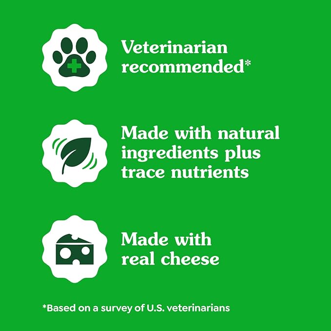Greenies Pill Pockets for Dogs Small Size, Soft Dog Treats, Cheese Flavor, (6) 3.2 oz. Pouches (180 Treats Total)