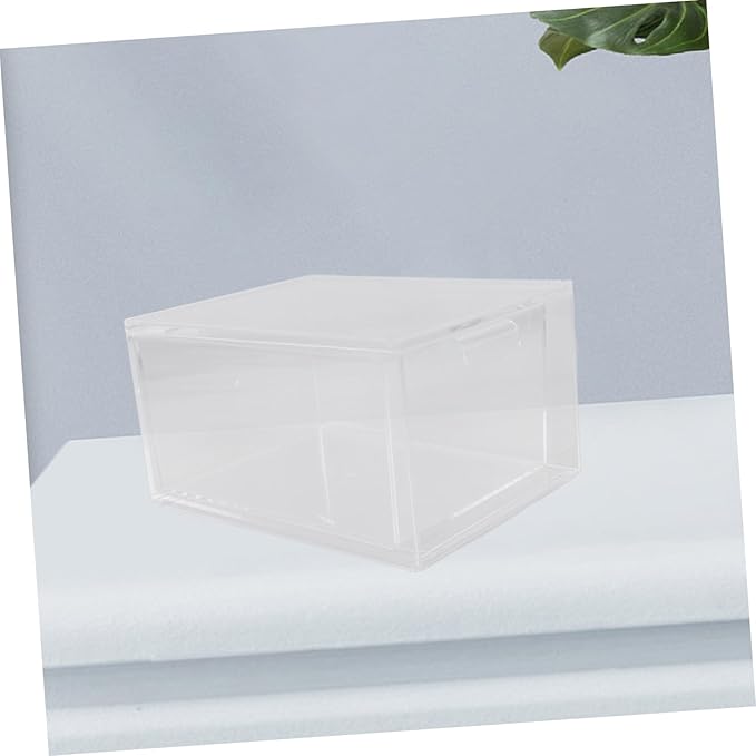 Veemoon 3pcs Clear Stackable Plastic Drawer Organizer Versatile Storage Bins for Bathroom and Daily Essentials Ample Capacity for Makeup and Home Use and Space Saving Design