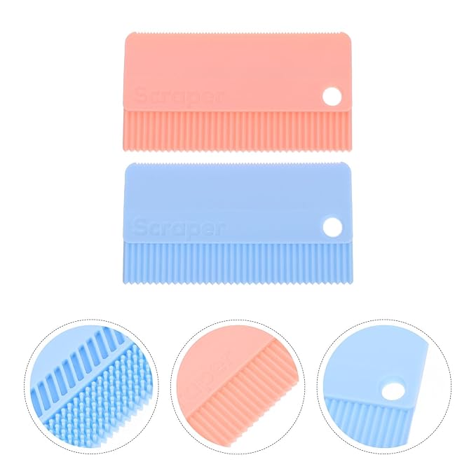 minkissy 2pcs Pet Hair Remover Brush Set, Silicone Cat Grooming Brush and Dog Hair Removal Comb, Lint Remover for Shedding Control, Soft Massage Tool for Cats and Dogs