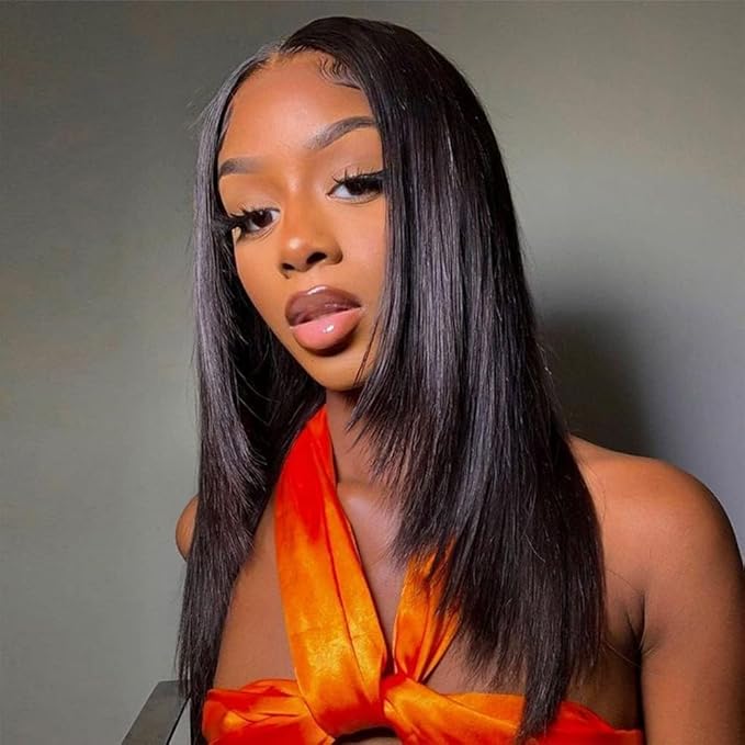 Straight Bundles Human Hair 12A Human Hair Bundles 100g Straight Hair 18 Inch 100% Unprocessed Brazilian Virgin Raw Weave Human Hair Extensions Natural Black for Women