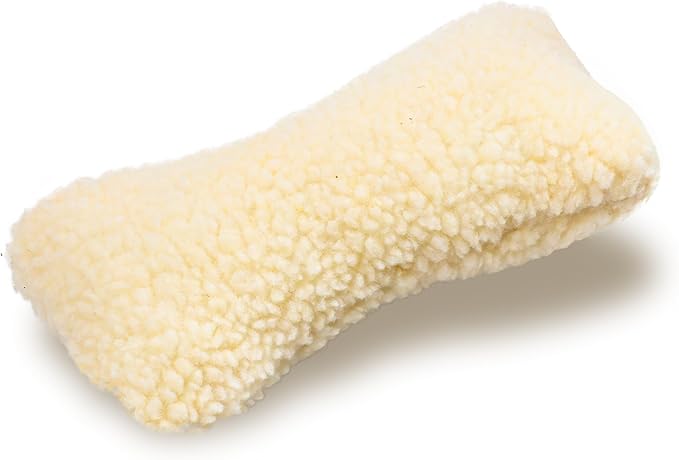SPOT 9in Vermont Style Fleece Bone Dog Toy – Soft Comfort Plushie for Medium Dogs & Puppies – Built-in Squeaker – No Plastic Parts – Safe for Light Chewers – Cuddly & Calming Pet Toy