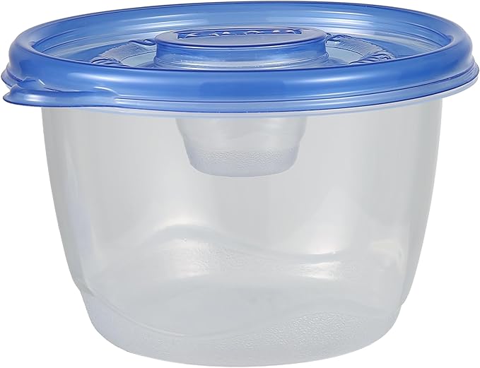 Glad GladWare To Go Lunch Food Storage Containers - Medium Round - Meal Container Holds up to 32 Ounces of Food - Lock Tight Seal, 4 Count - 6 Pack
