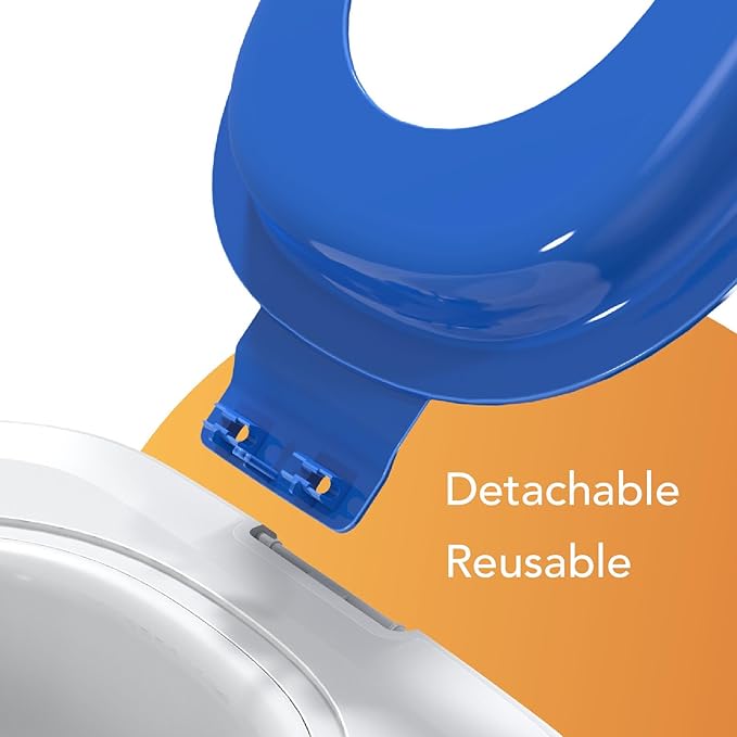 Pilipane Cat Toilet Training Kit Reusable Cat Toilet Trainer Urinal Removable Pet Toilet Training System for Home Pet Shop (Blue)