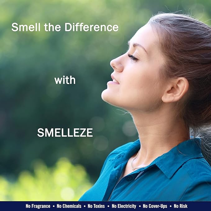 SMELLEZE Natural Urine Smell Removal Deodorizer: 2 lb. Granules Stops Urine Stench