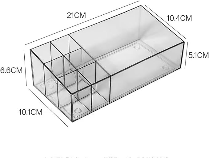 Transparent Acrylic Storage Box, Lipstick, Eye Shadow Plate, Nail Polish Cosmetics Storage - women's Dresser Storage