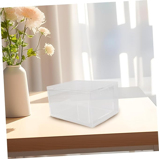 3pcs Storage Bins Lids Stackable Drawer Organizer Pantry Organizer Bins Acrylic Makeup Storage for Vanity Bathroom