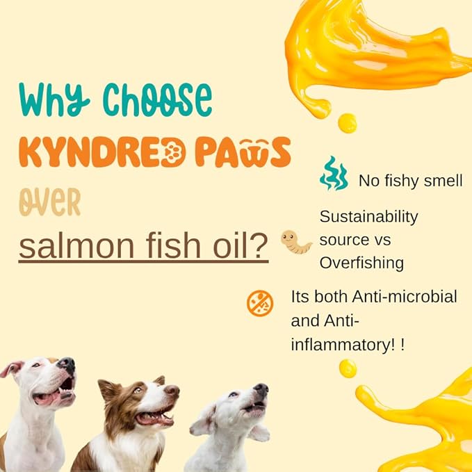 Omega-3-6-9 Oil for Dogs - Naturally Flavored & No Fishy Smell - 16 fl oz - Alternative to Salmon Based Fish Oil - 52% Omega 3-6-9-18% Lauric Acid - Supports Skin, Coat and Gut Health
