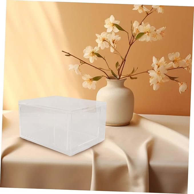 3pcs Stackable Drawer Organizer Acrylic Makeup Storage Container Easy Access for Desk Supplies and Cosmetics for Bathroom and Vanity Use