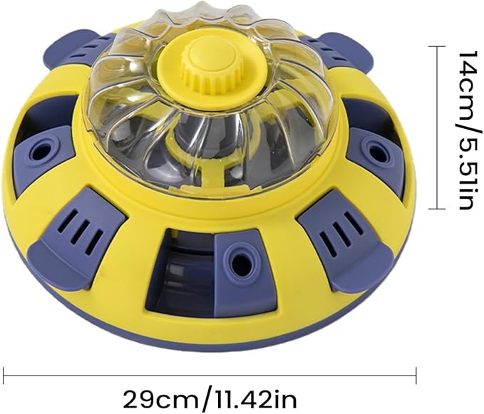 Pet Treat Dispenser - Adjustable Slow Feeder for Dogs, Puzzle Feeder for Enrichment, Aggressive Chewers Small Medium Large Breeds, Puppy Training, Indoor Interactive Feeding Toy