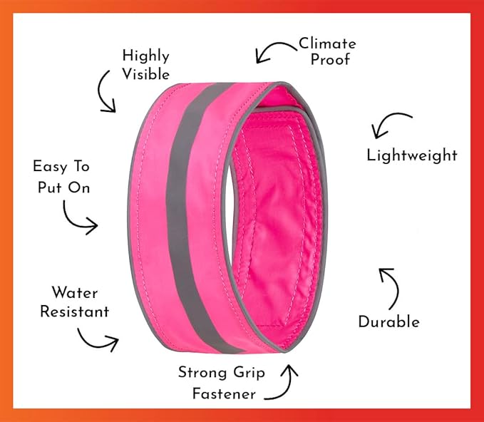 SPOT THE DOG! Reflective Dog Collar - Adjustable Pet Collars, Safe, Durable, Comfortable Dog Walking Accessories for Large Dog, Hunting Dog, Puppy, Lightweight Boy, Girl Dog Collars (Neon Pink, XL)