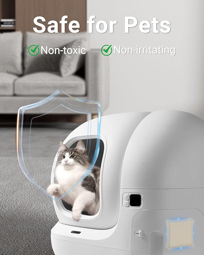 16 Pack Pet Food Desiccant Bag Compatible with PETLIBRO/PETKIT Automatic Cat Feeder, N50 Odor Eliminator Compatible with Petkit Puramax Self-Cleaning Cat Litter Box