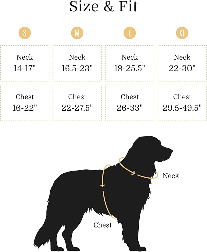 2025 New Edition, Fei & Eve Classic Dog Harness - Quick-Release Buckles | 3-Point No-Pull Control | Heavy-Duty 900D Nylon | Dual Safety Handles | Breathable Mesh | Adjustable Fit | X-Large,Champagne