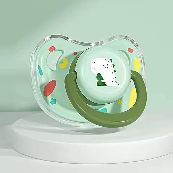 3Pcs New Calming Dog Pacifier Chew Toy, Dog Chewing Pacifier, Pet Silicone Chew Toy for Small Dog Cats (3 PCS, Green)