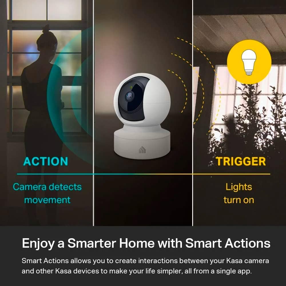 Indoor Pan/Tilt Pet Camera 1080p — Motion Detection, Night Vision, 2-Way Audio