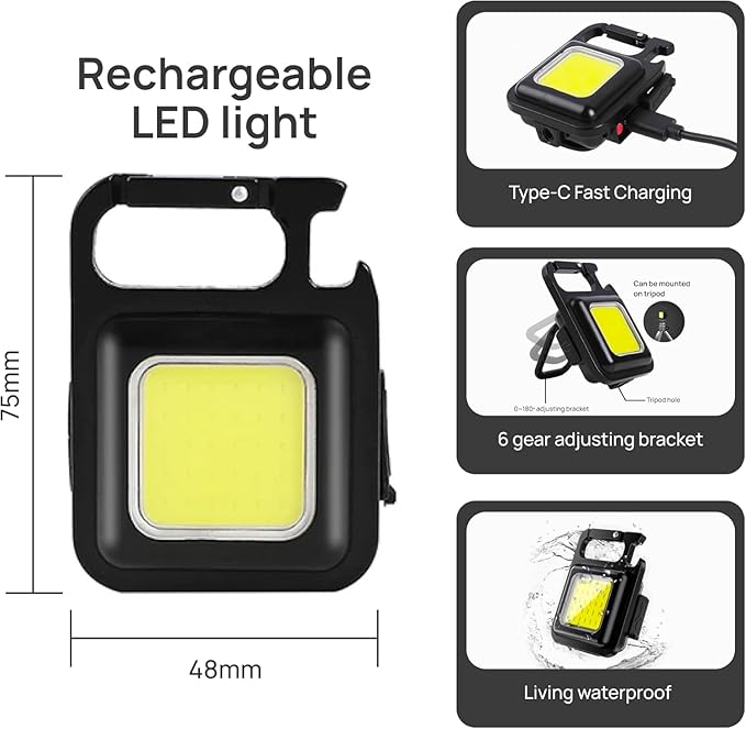 Bicycle Repair Kit with Pump & LED Light — 16-in-1 Portable Bike Tool Bag, Glueless Patches, Multi-Tool & Wrench Set for Road, Mountain & Camping Rides