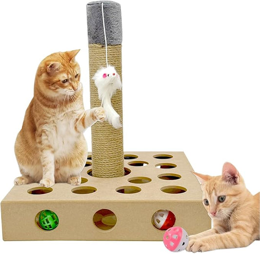 Patch Hunting Box Cat Toy