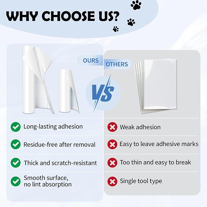 Cat Scratch Furniture Protector Set, Single-Sided Couch Protector from Cats Claws, Cat Anti Scratch for Furniture, Cats Scratching, Couch, 2 Rolls(196.8"X15.8" + 118.1"X7.9") with 50 Twist Pins