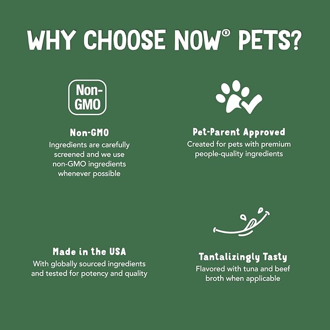 NOW Pet Health, Omega 3 Supplement, Formulated for Cats & Dogs, 180 Softgels