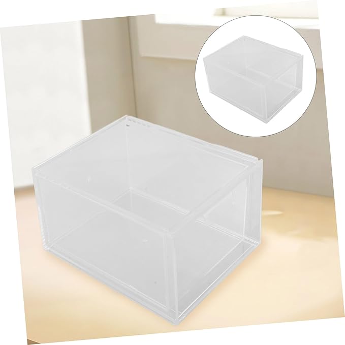 3pcs Stackable Drawer Organizer Acrylic Makeup Storage Container Easy Access for Desk Supplies and Cosmetics for Bathroom and Vanity Use