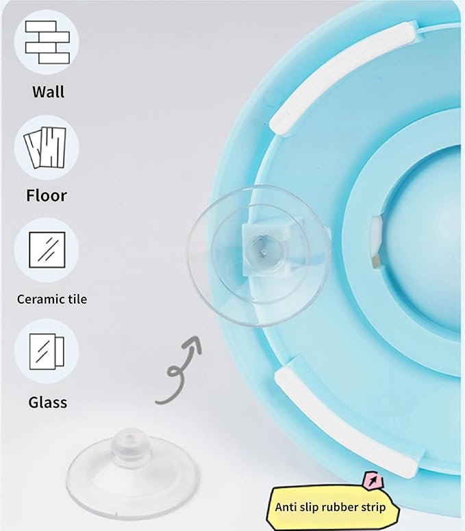 Dog Lick Ball,Licking A Ball Add More Fun Bowl, Dog Lick Ball Bowl,Licking A Ball for Dogs,Slow Down Eating Speed and Add More Fun for Your Dog and Cats. (Y*4PCS)