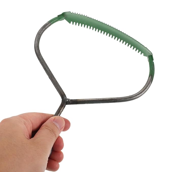 Homoyoyo 3pcs Cast Iron Cattle Hair Brush and Horse Grooming Brush Set for Itch Relief and Shedding Control Large Size for Livestock and Animal Care