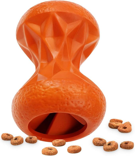 Dog Toys for Large Dogs – Durable Rubber Chew Toy for Aggressive Chewers,Interactive Treat Dispensing Puzzle Ball,Enrichment Dog Toy for Mental Stimulation,Slow Feeder & Boredom Relief,Bacon Gift