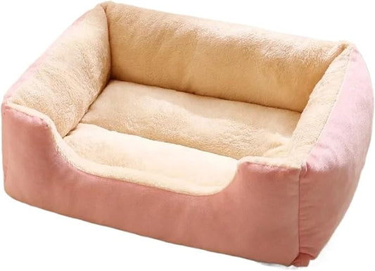 Cats Bed Dog Mat Beds Goods Pet Puppy Cushions Things Accessory Houses Habitats House Supplies(Pink,X-Large)