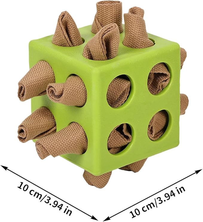 Dog Treat Puzzle Ball, Interactive Chew Toy, Puzzle Plaything with Treat Dispensing Design, Dog Plaything with Sturdy Construction, Pet Accessories, Enrichment Toy for Mental Cognitive Sensory Stress