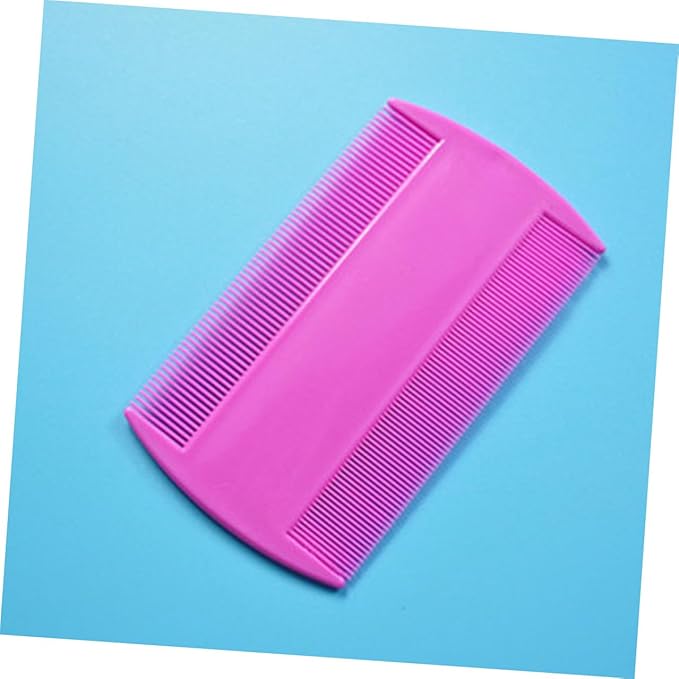 DOITOOL 10pcs Plastic Double-sided Pet Combs with Fine and Wide Teeth for Cat and Dog Grooming, Massaging Hair Comb Set for Shedding Control and Fur Detangling, Suitable for Random Color