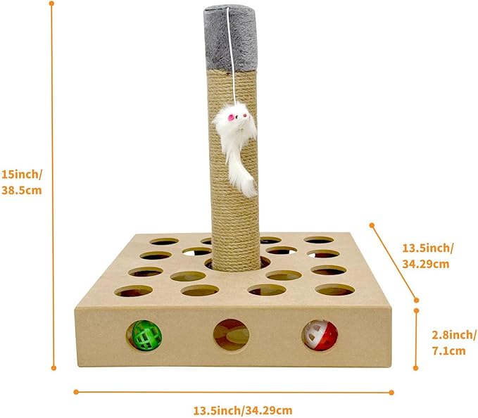 Patch Hunting Box Cat Toy